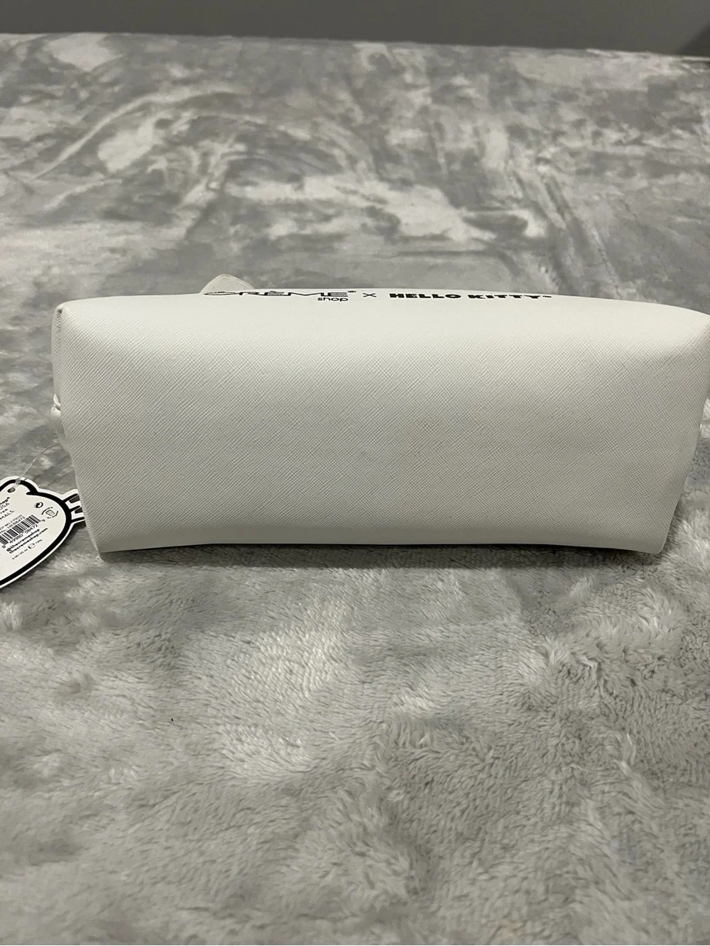 NWT The Crème Shop x Hello Kitty Dome Makeup Travel Pouch Bag Cosmetic White Red